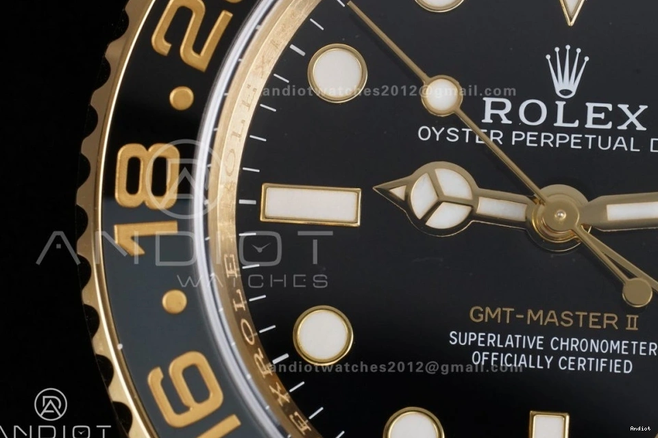 GMT SH3285 Dial V2 Master Edition 126718 New Best ARF YG Jubilee Bracelet Black on GRNR II 1122